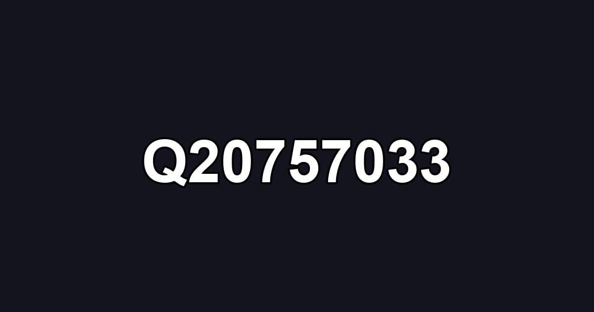 Q20757033