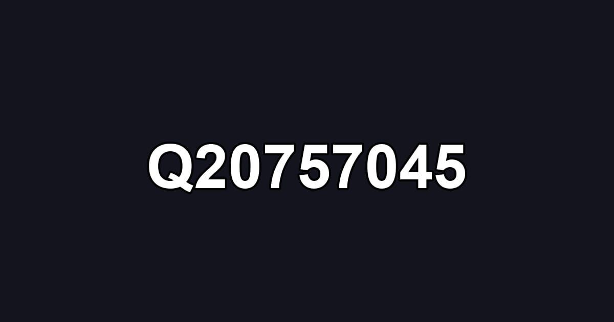 Q20757045