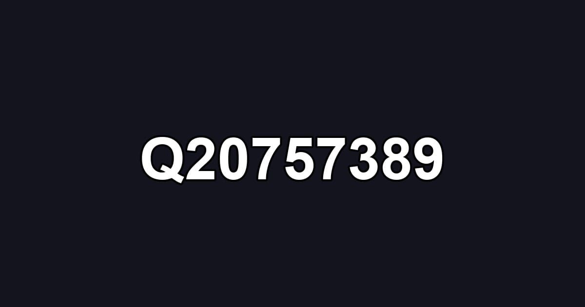 Q20757389