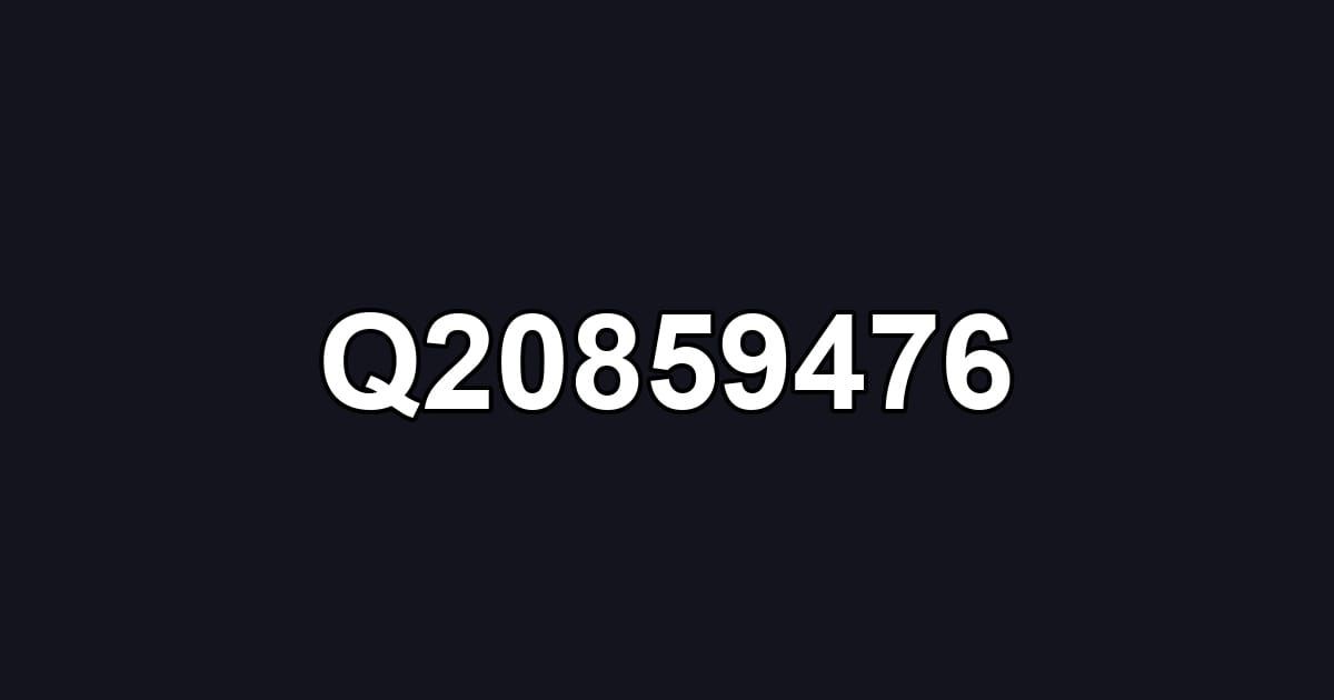 Q20859476