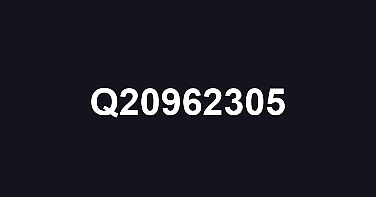 Q20962305