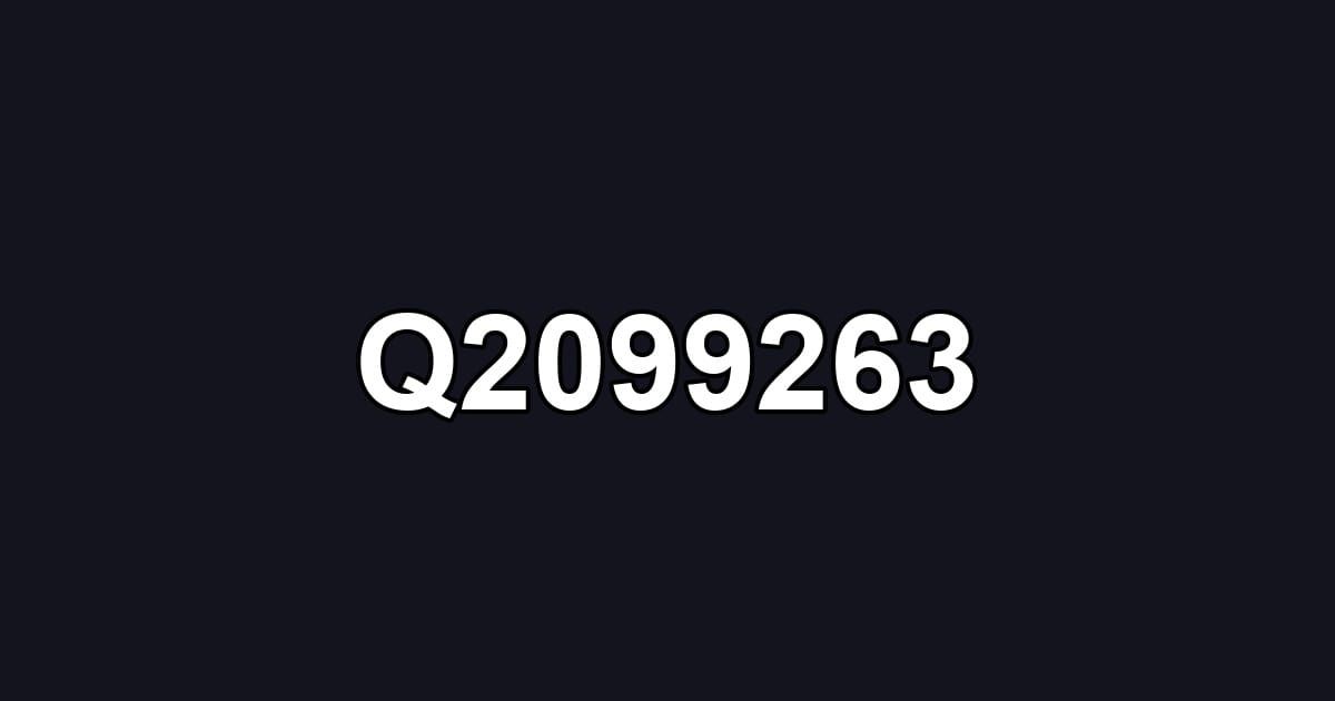 Q2099263