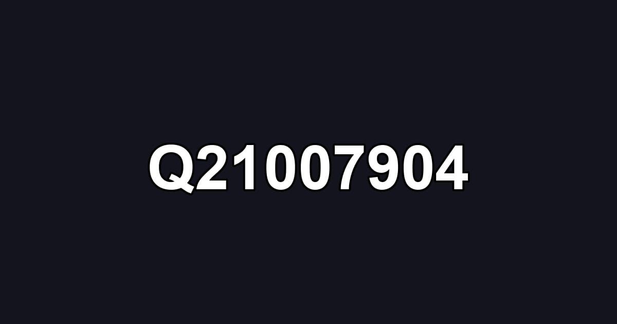 Q21007904