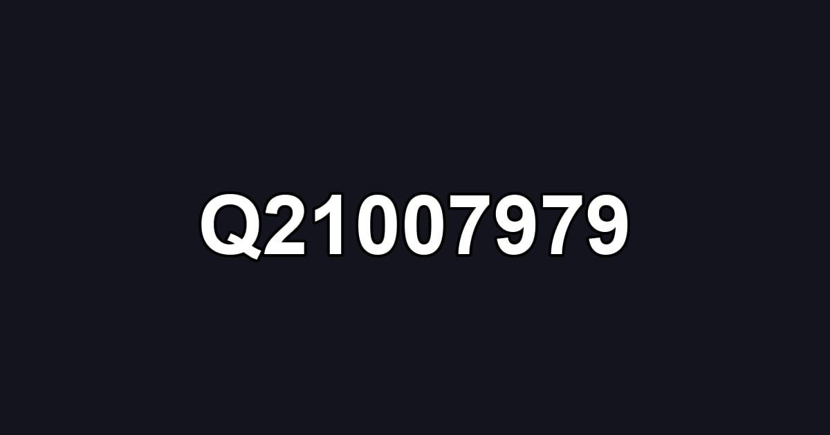 Q21007979
