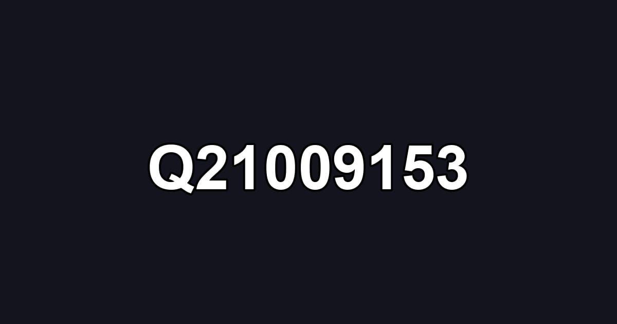 Q21009153