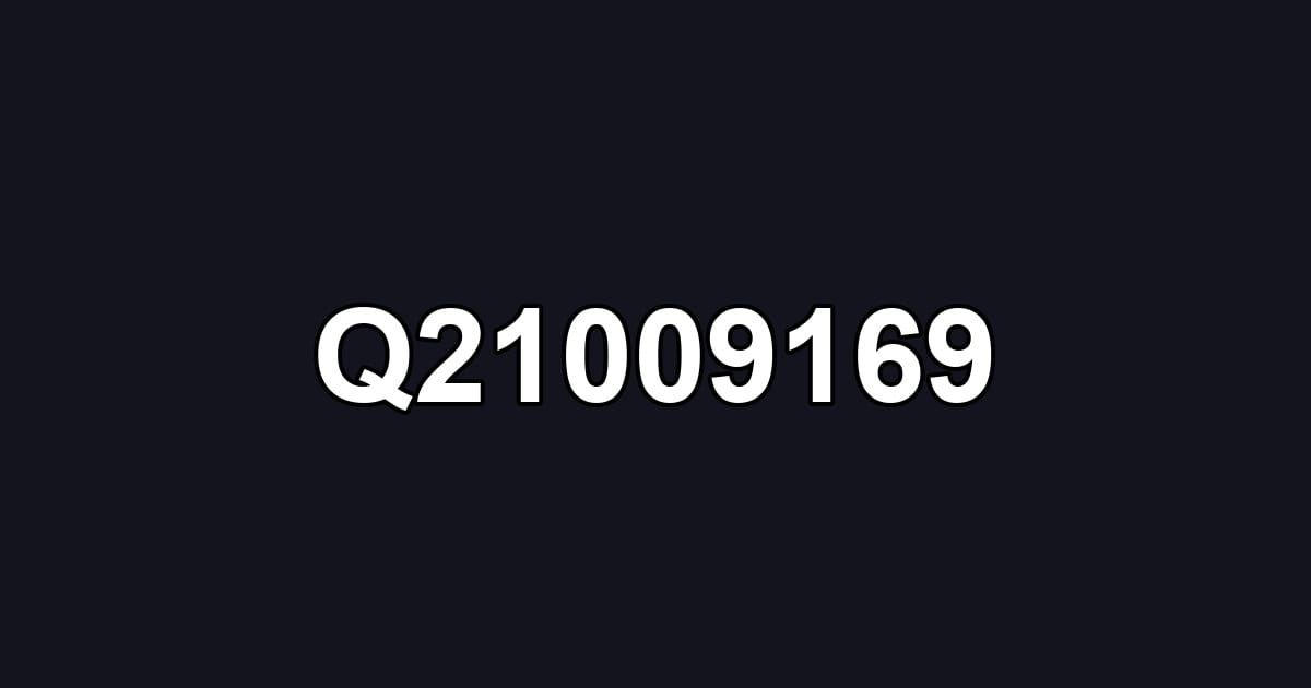 Q21009169