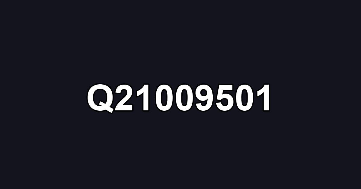 Q21009501