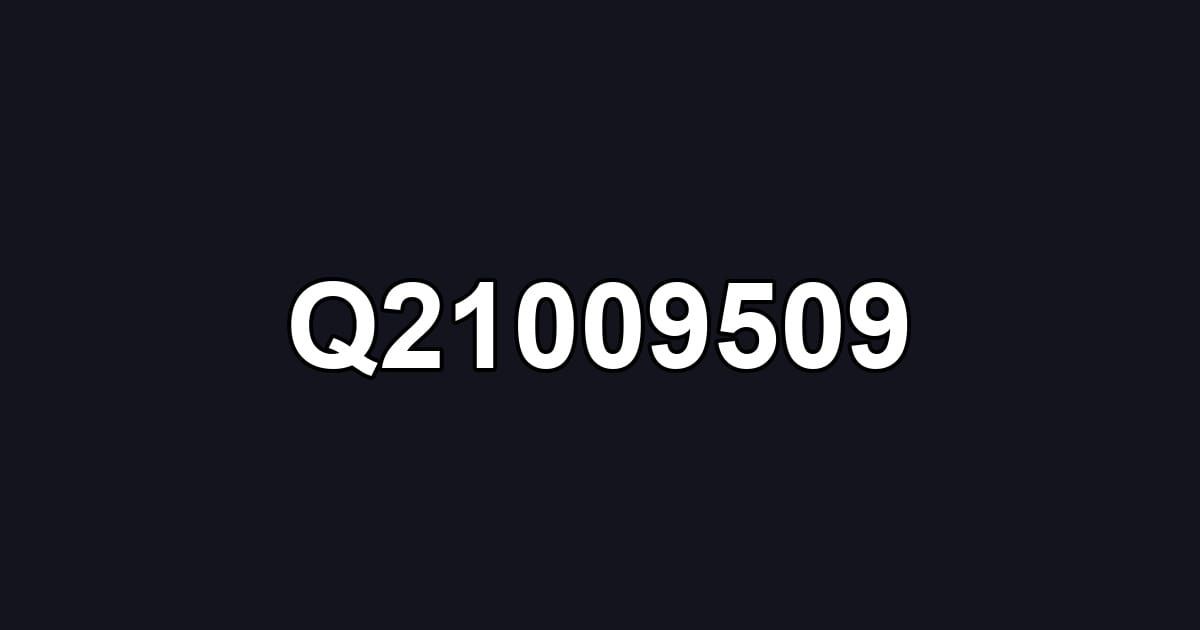 Q21009509