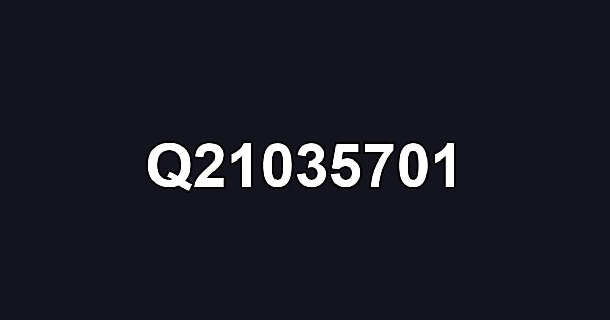 Q21035701