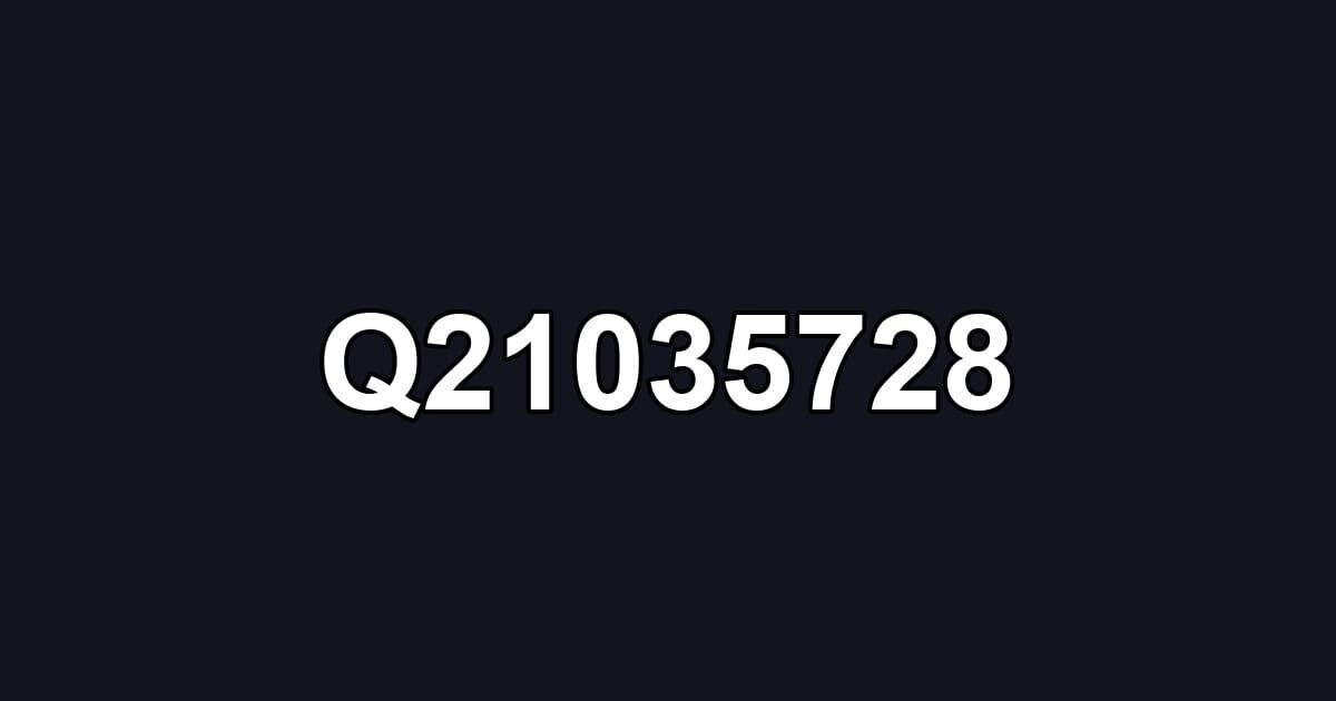 Q21035728