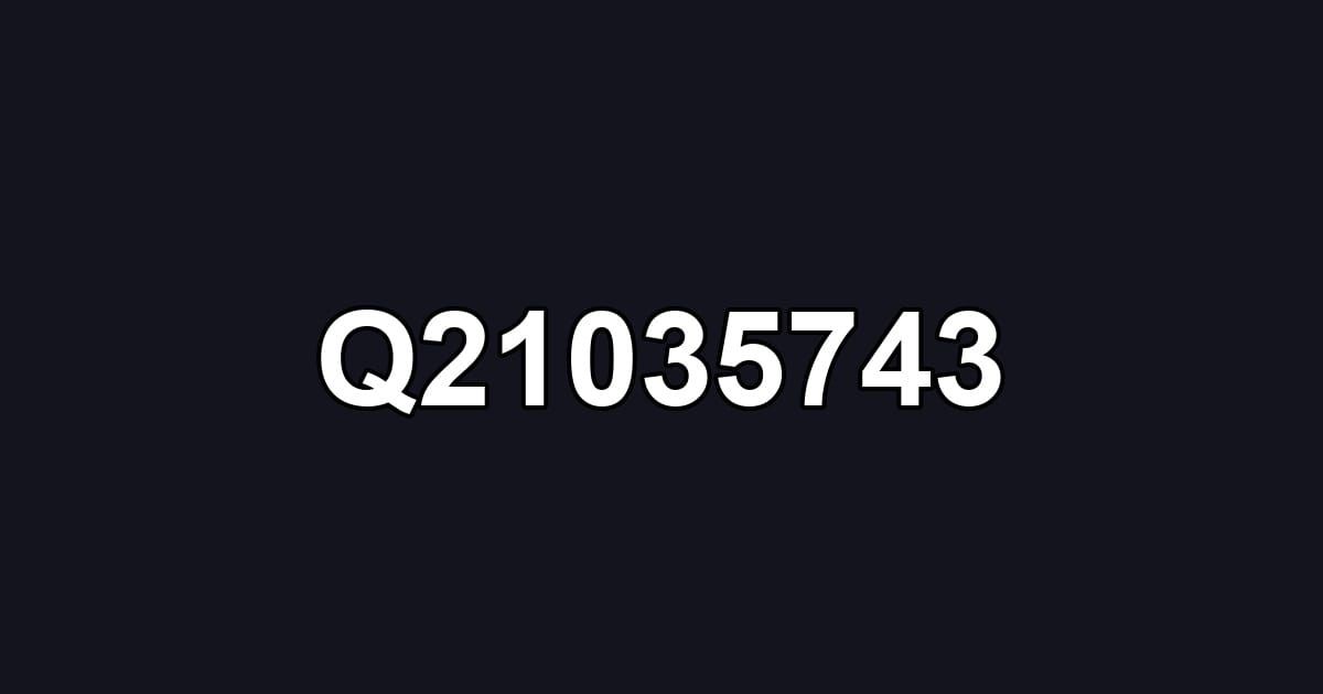 Q21035743