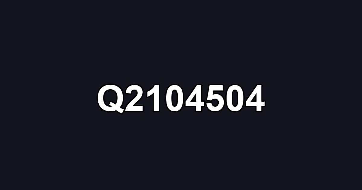 Q2104504