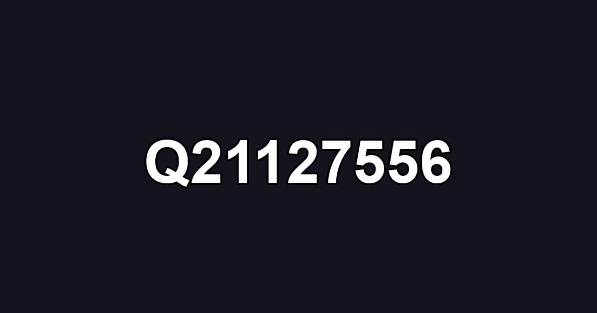 Q21127556