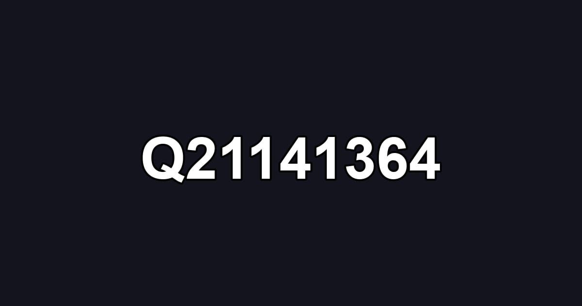 Q21141364