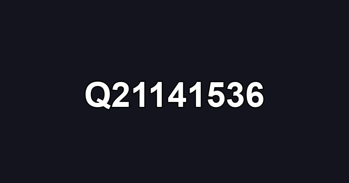Q21141536