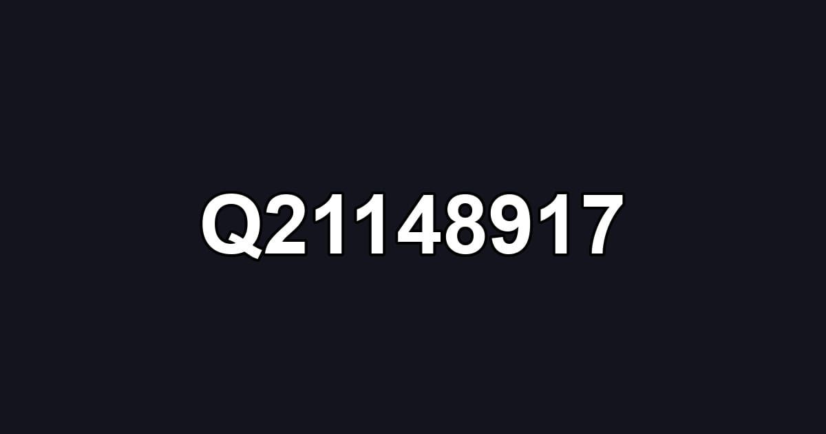 Q21148917