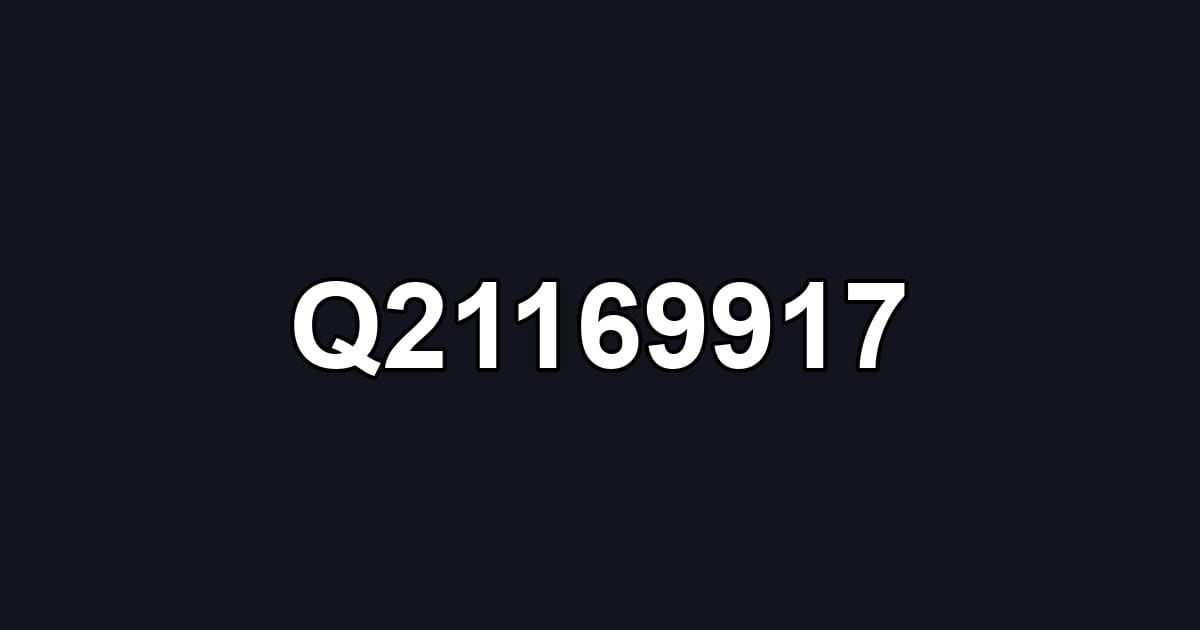 Q21169917