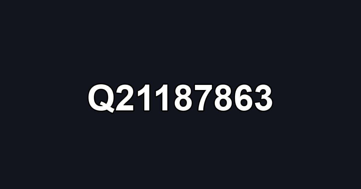 Q21187863
