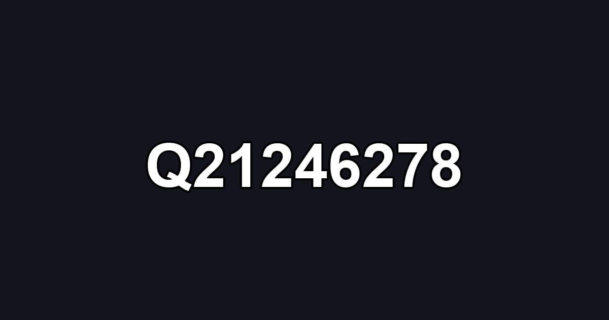 Q21246278