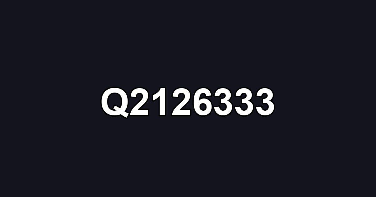Q2126333