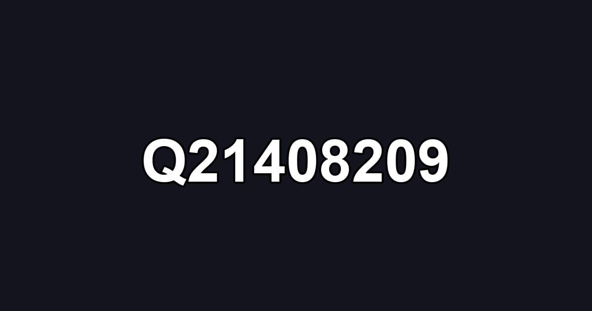 Q21408209