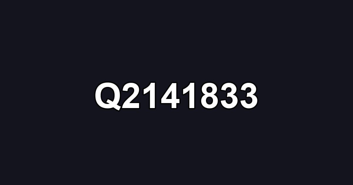 Q2141833
