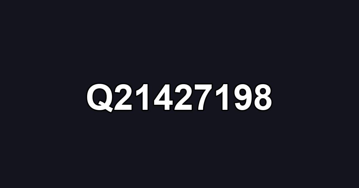 Q21427198