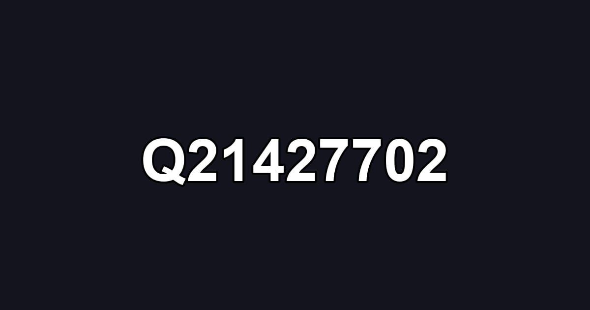 Q21427702