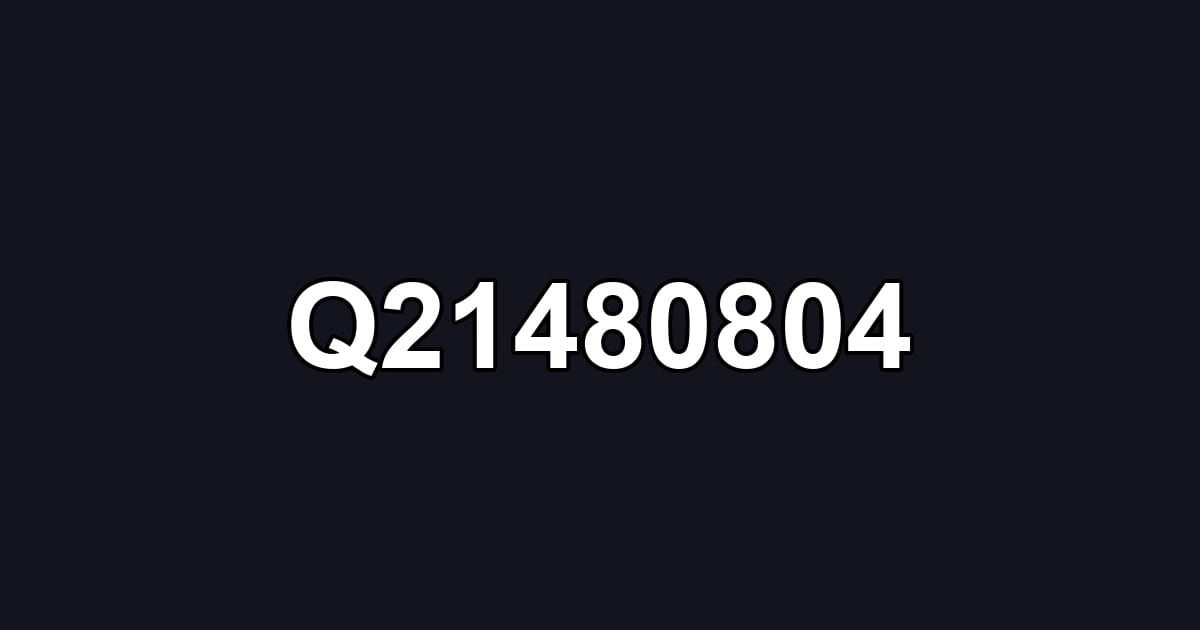 Q21480804
