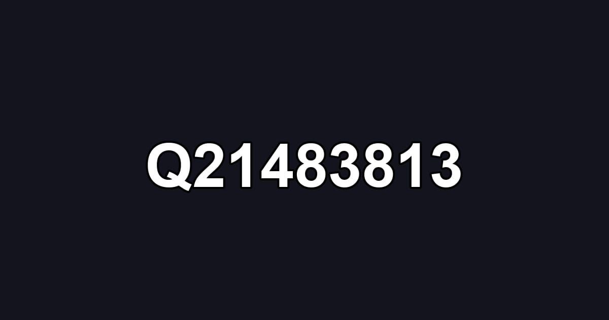 Q21483813