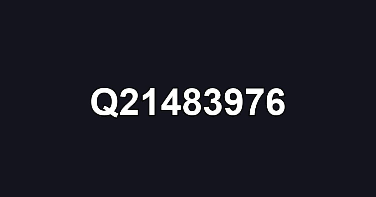 Q21483976