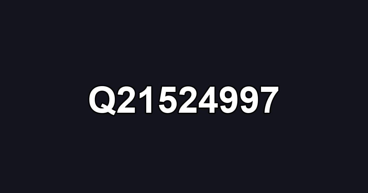 Q21524997