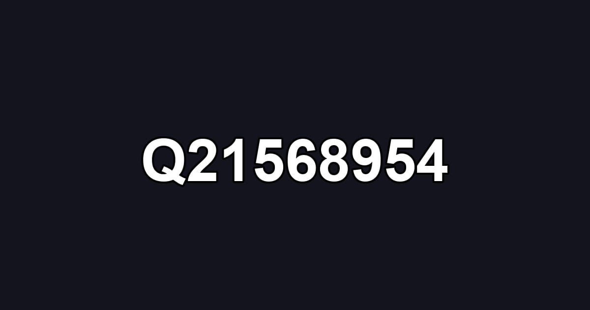 Q21568954
