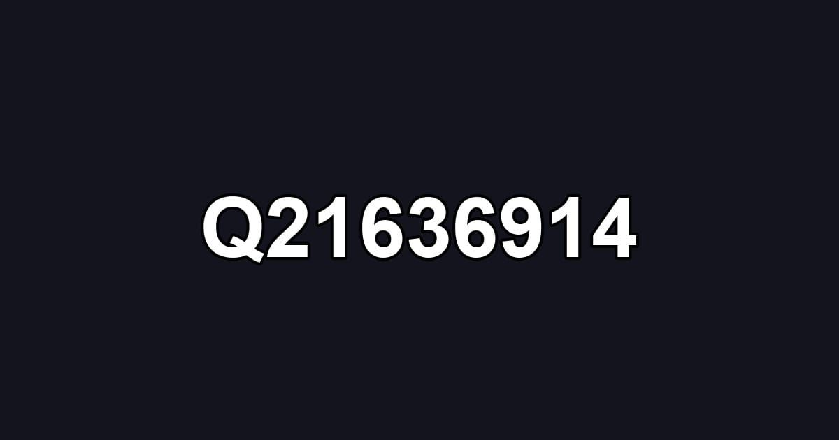 Q21636914