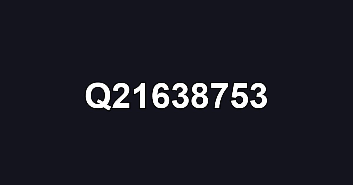 Q21638753