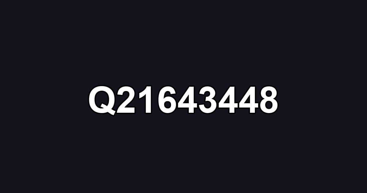 Q21643448