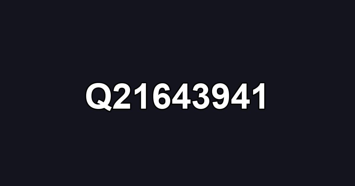 Q21643941