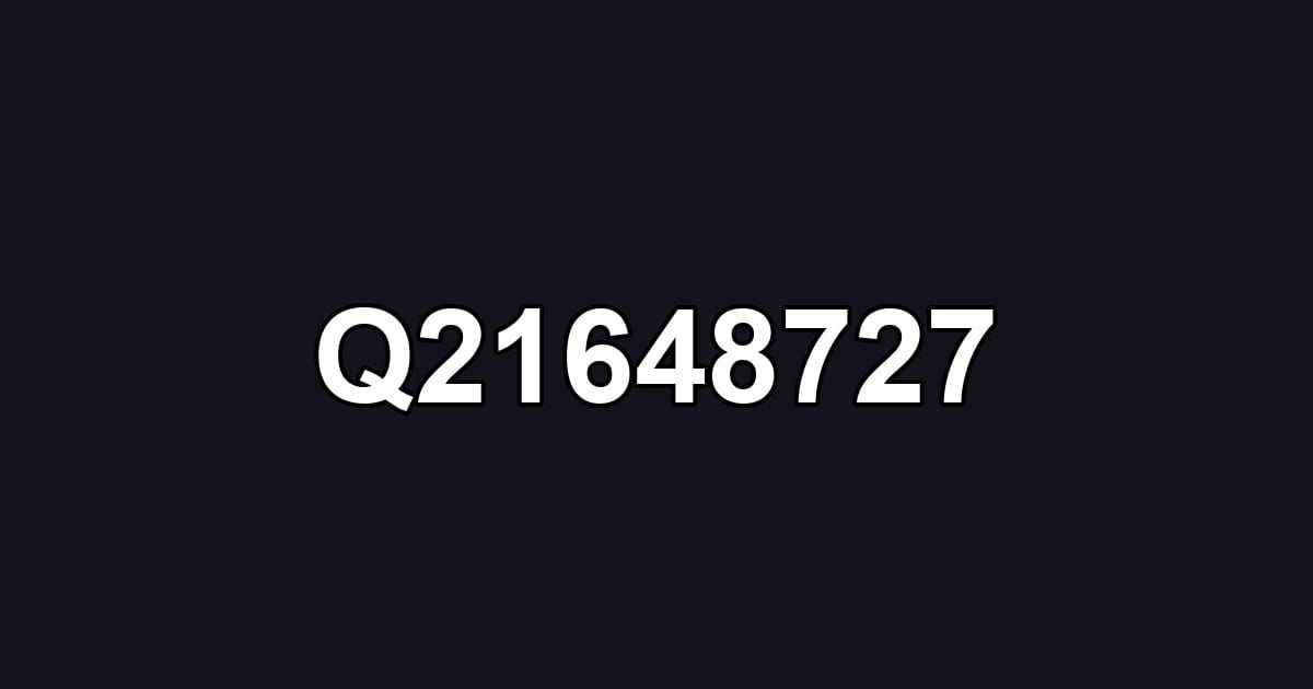 Q21648727