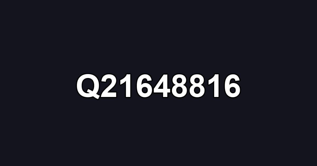 Q21648816