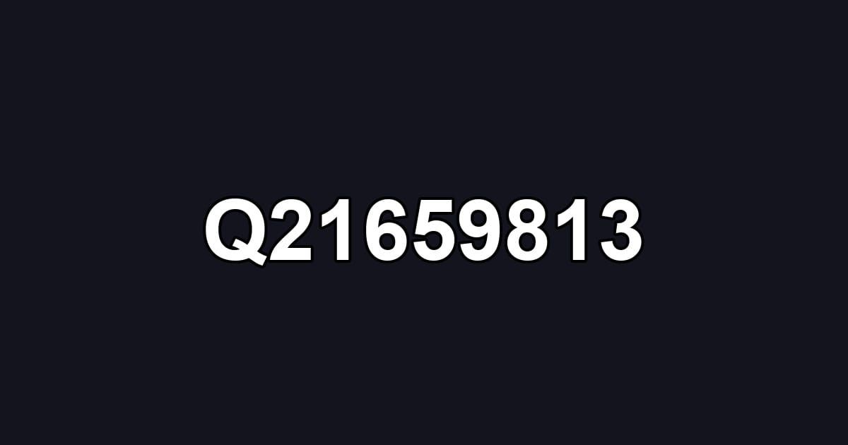 Q21659813