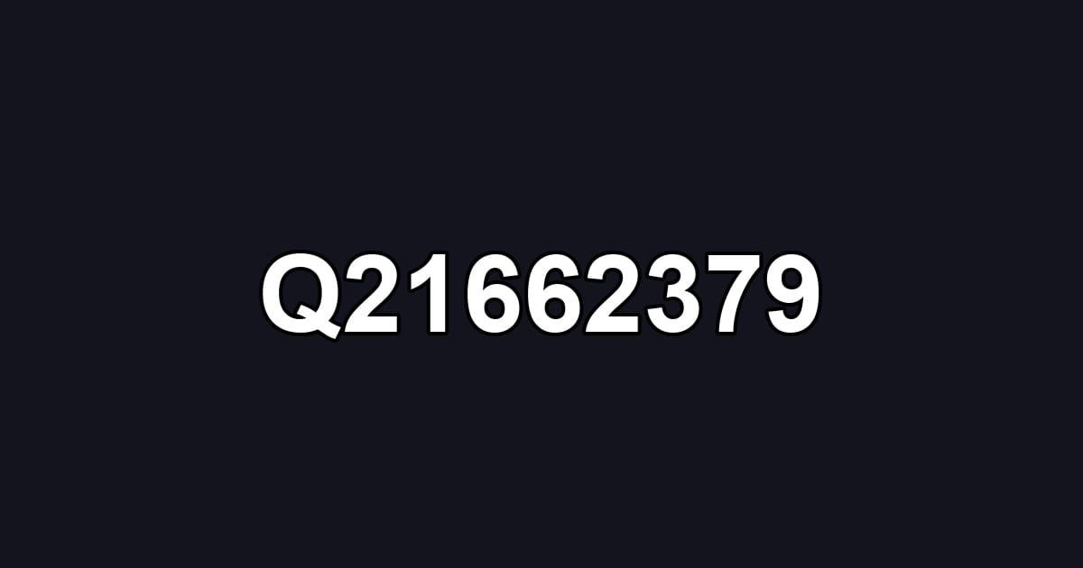 Q21662379