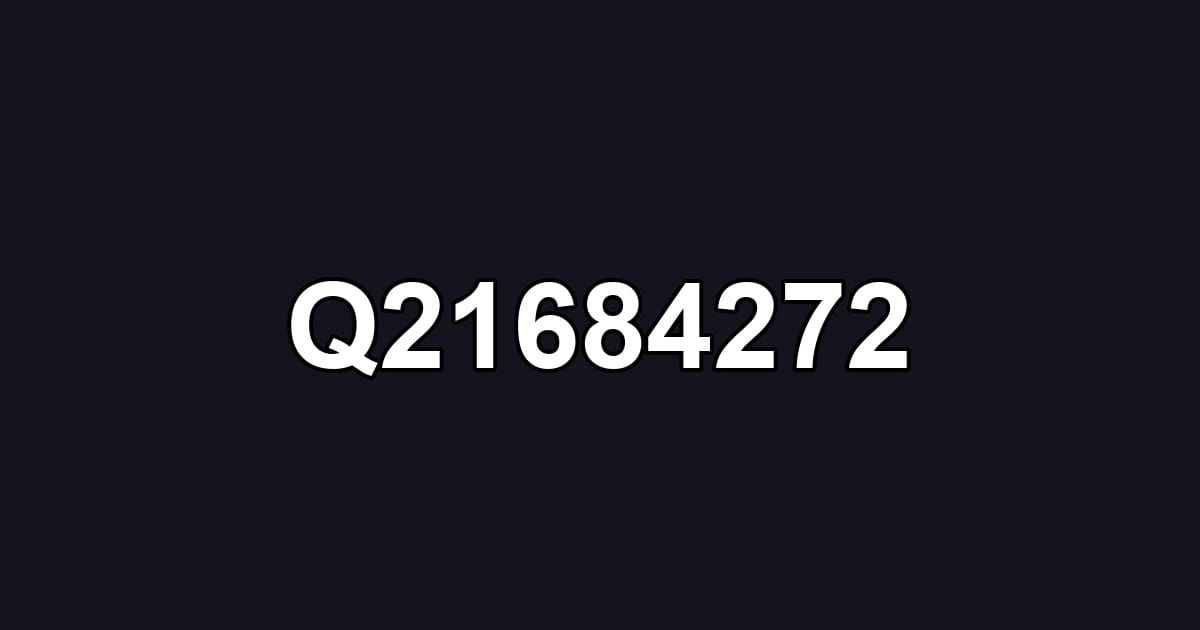 Q21684272