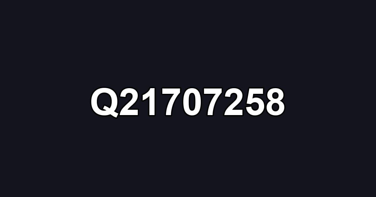 Q21707258