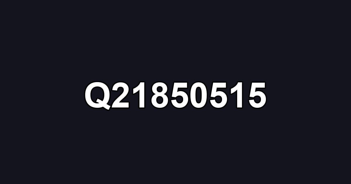 Q21850515