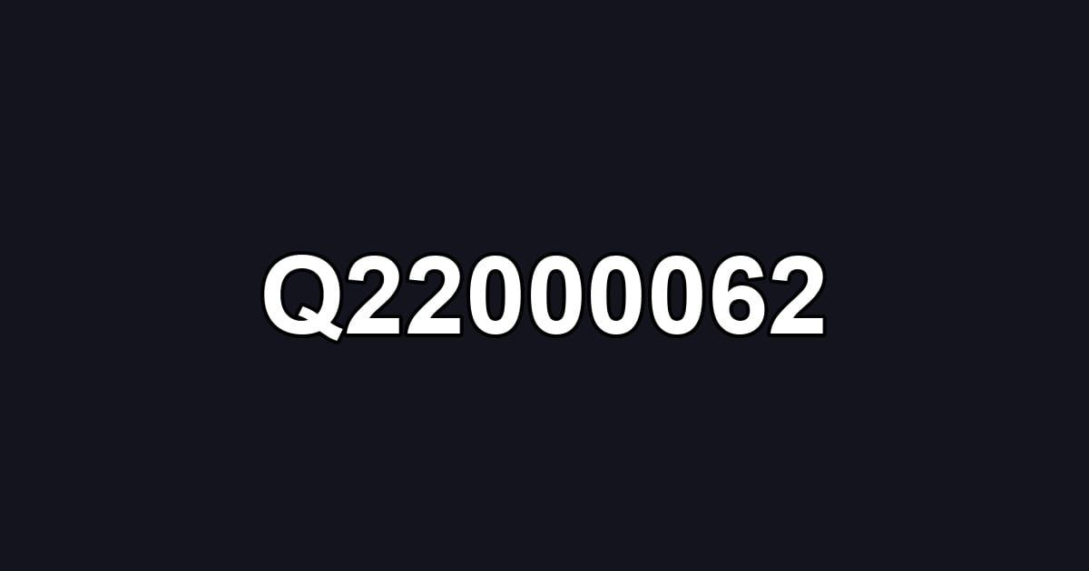 Q22000062