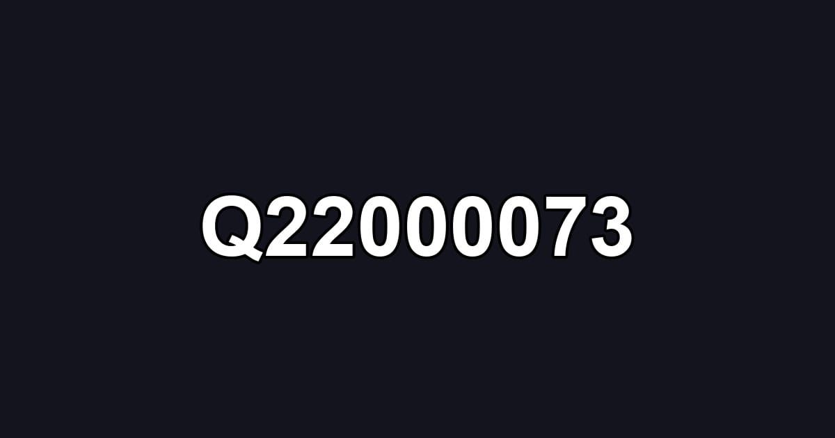 Q22000073