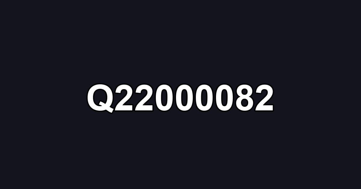 Q22000082