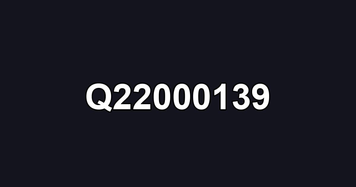 Q22000139