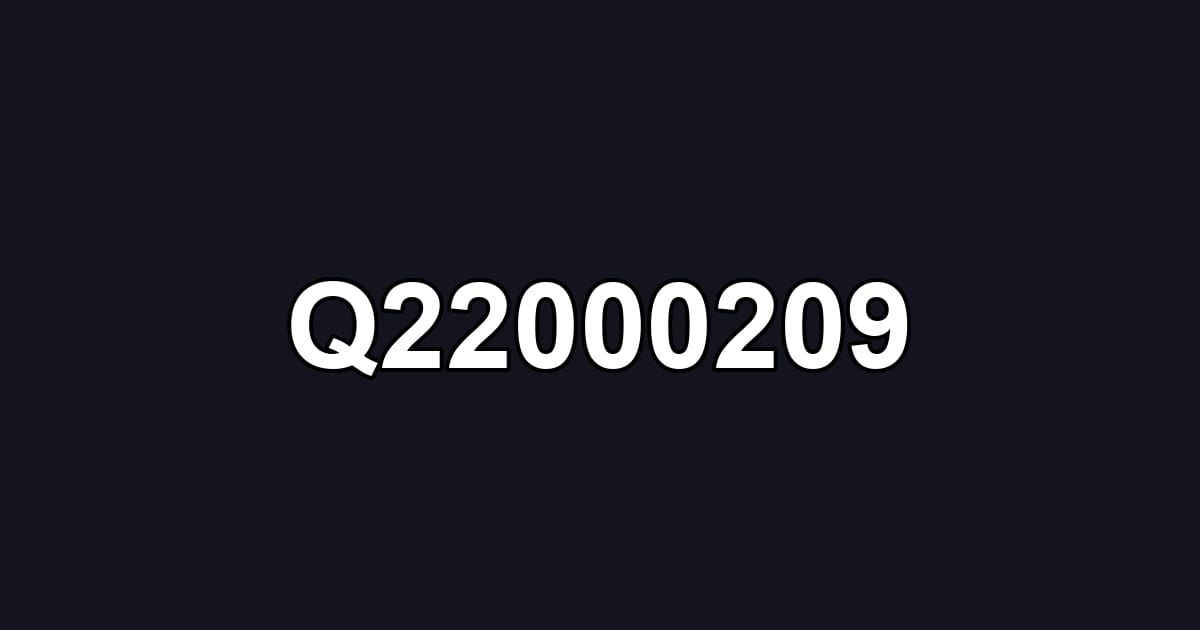 Q22000209