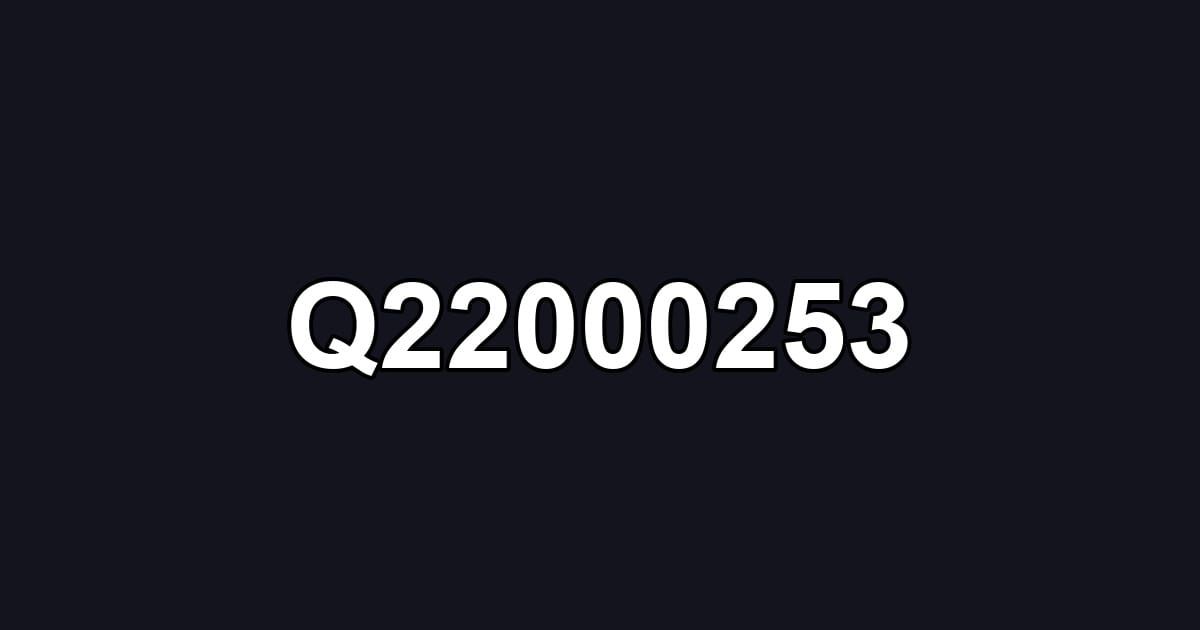 Q22000253